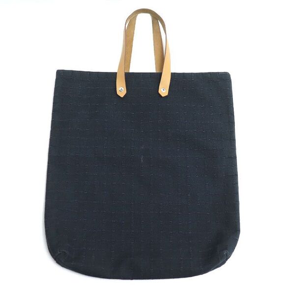 Hermes Amedaba Canvas Leather Tote Bag - Picture 1 of 9
